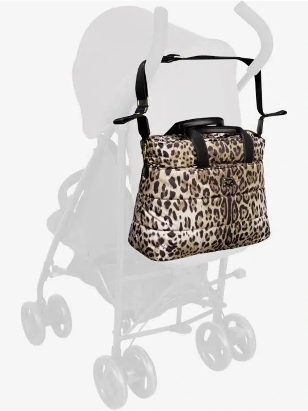 Dolce & Gabbana Leopard-Print Quilted Diaper Bag
